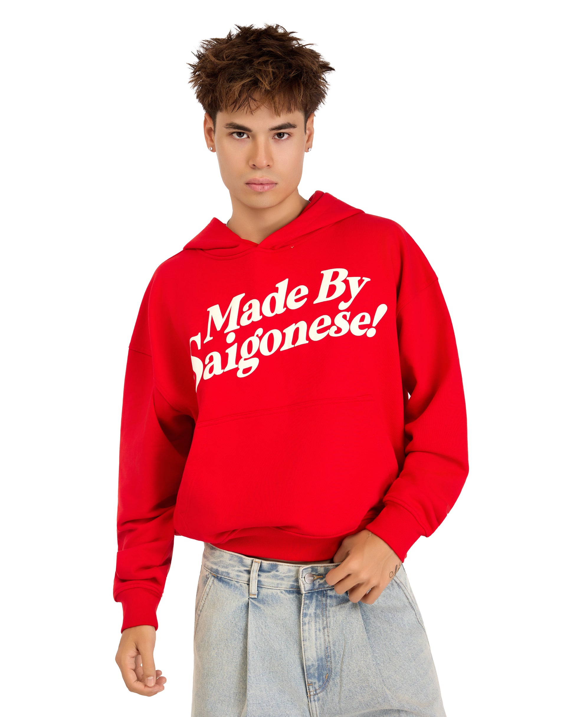 "Made by Saigonese" Hoodie (Red)