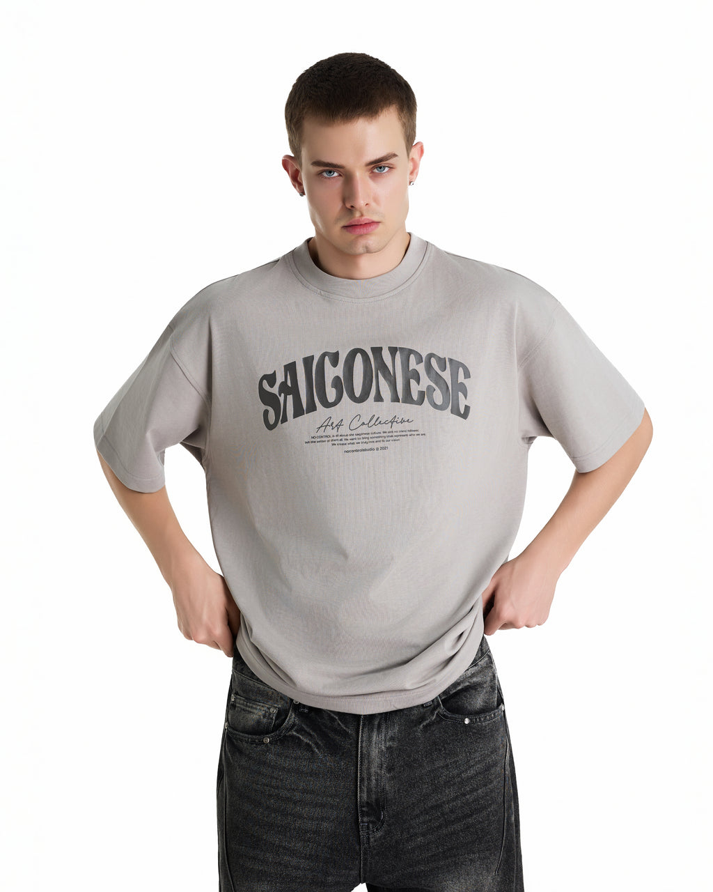 Saigonese Tee (Grey)
