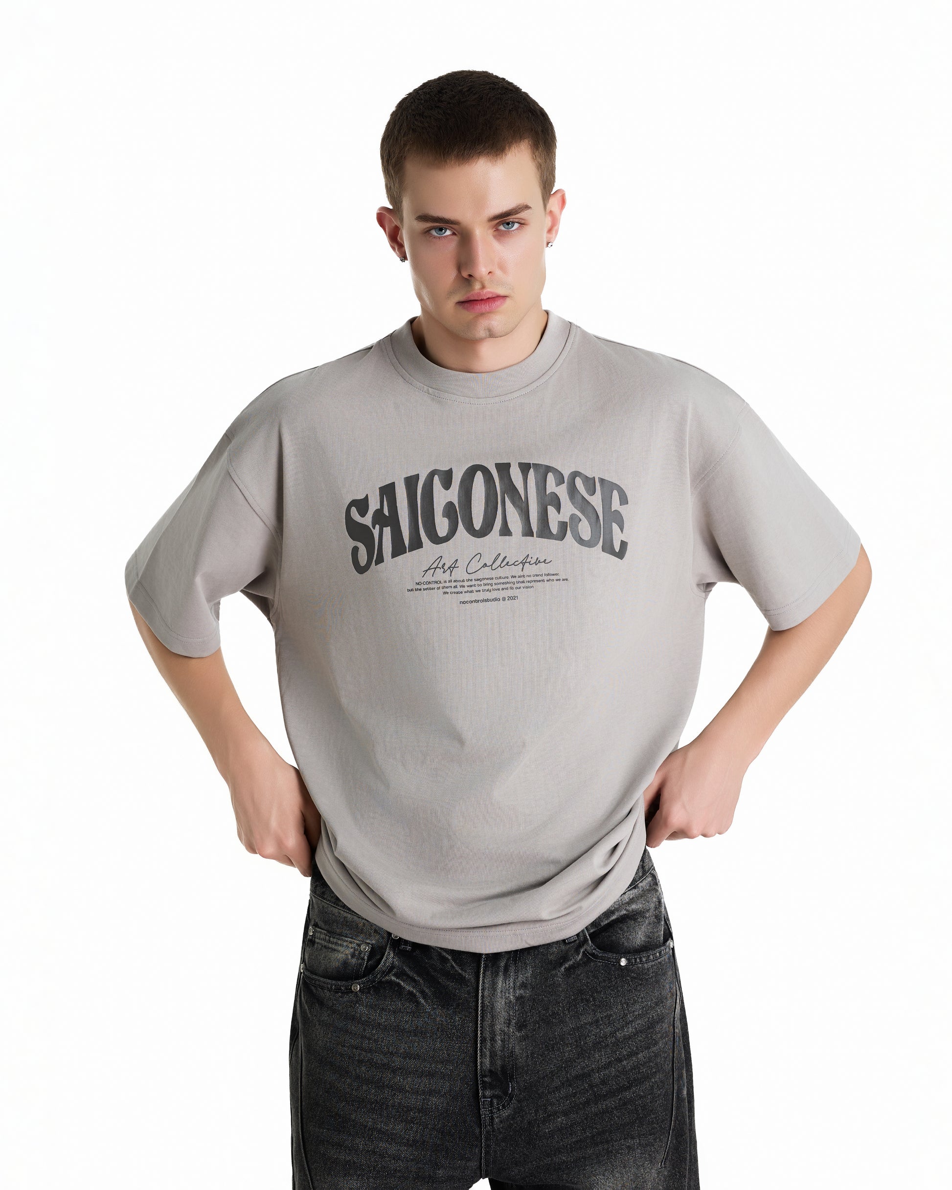 Saigonese Tee (Grey)