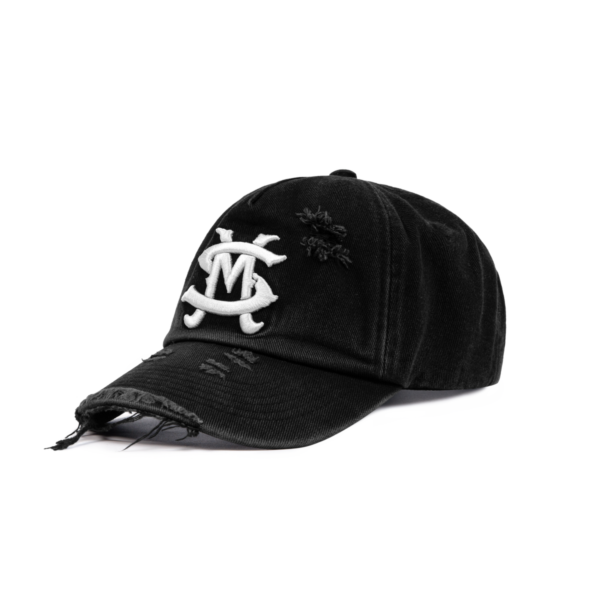 FW26 Washed Denim Cap (Faded Black)