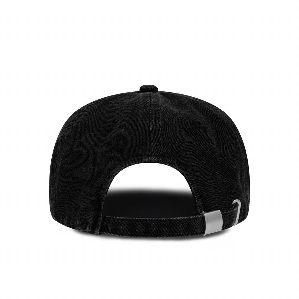 FW26 Washed Denim Cap (Faded Black)