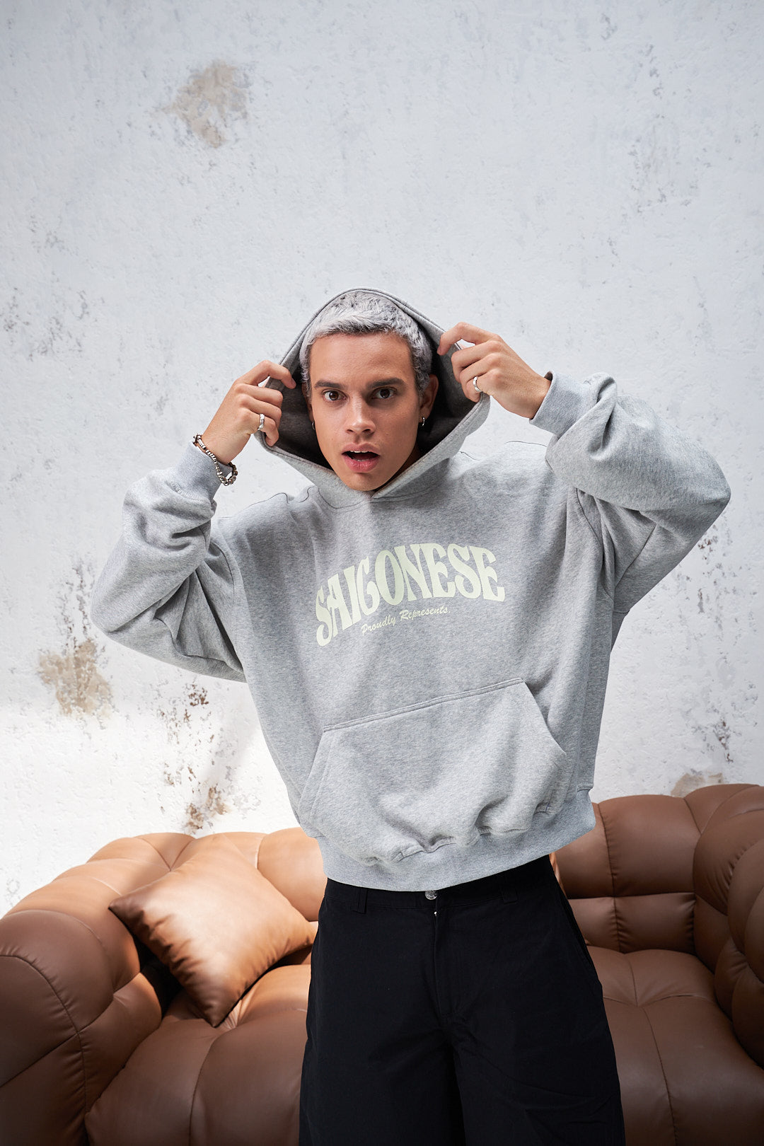 Saigonese Hoodie (Grey)