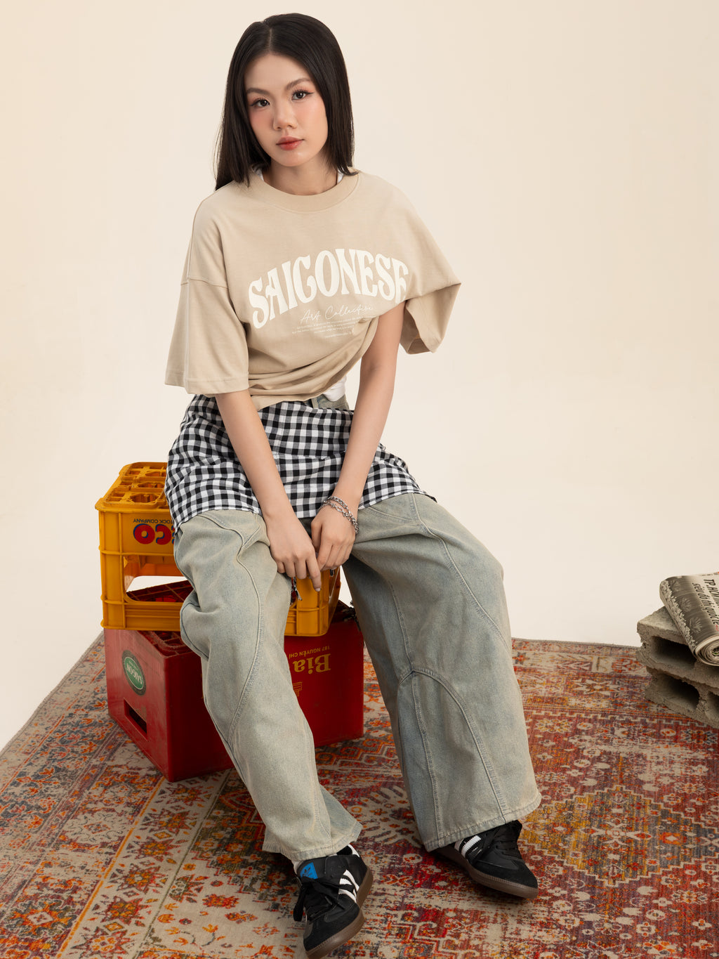Saigonese Tee (Beige)