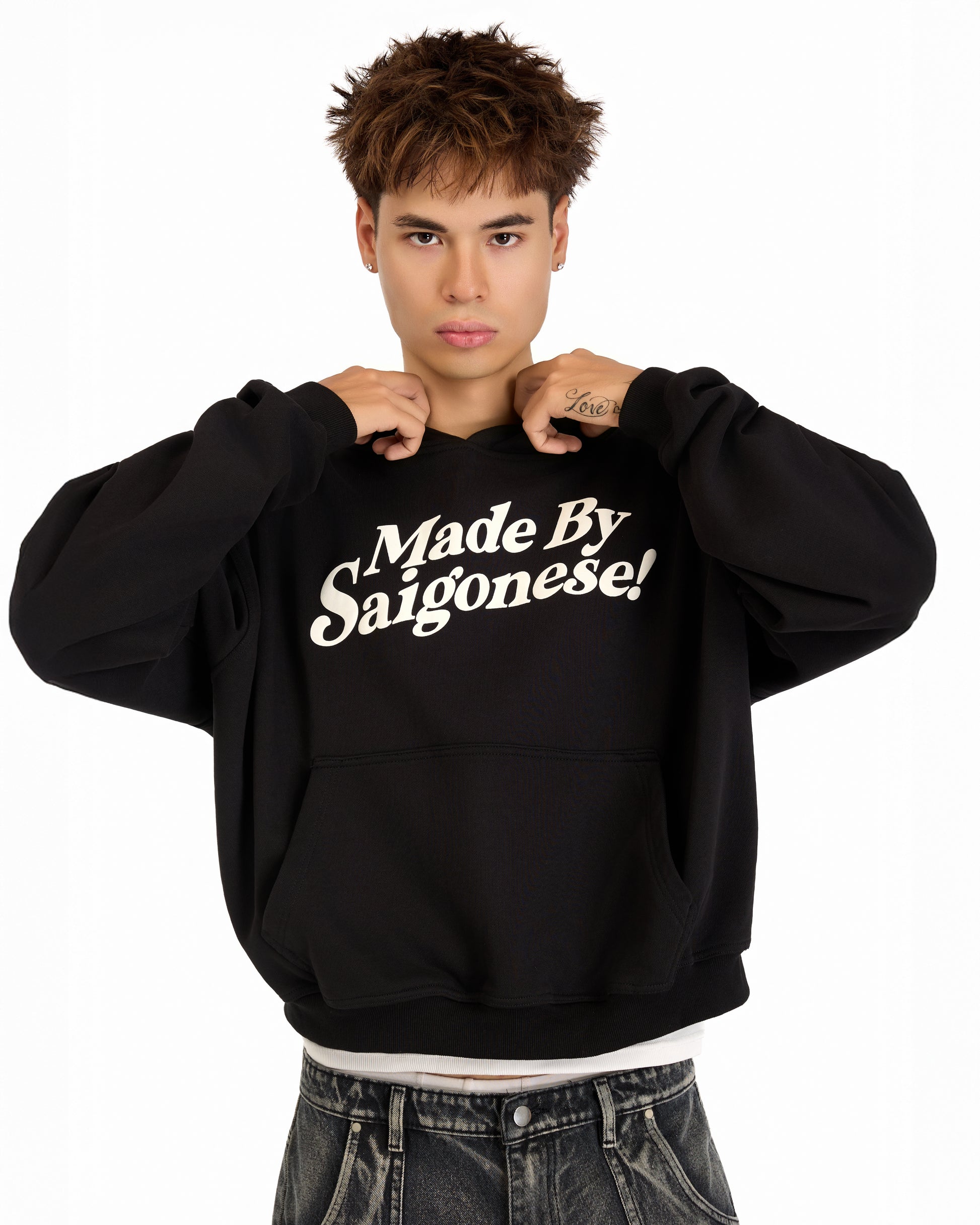 "Made by Saigonese" Hoodie (Black)