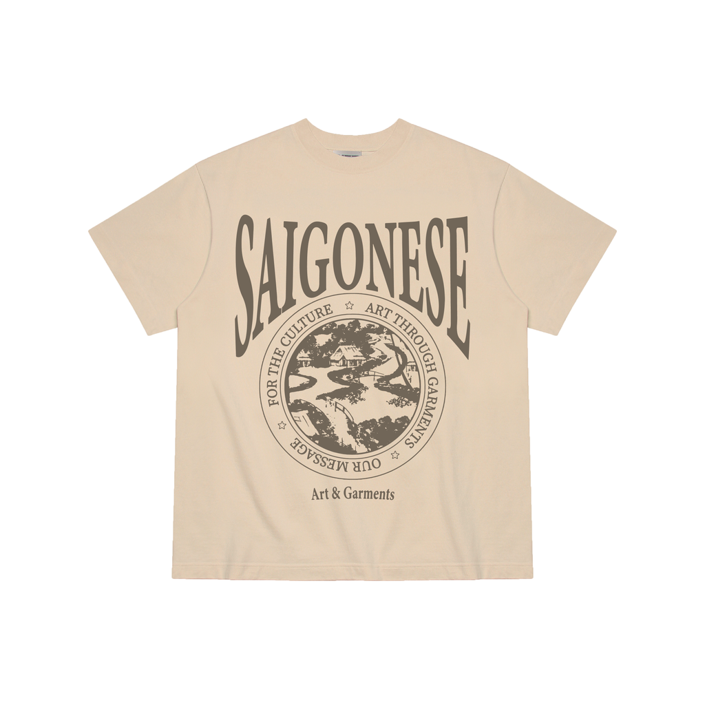 Saigonese Graphic Tee (Tan)