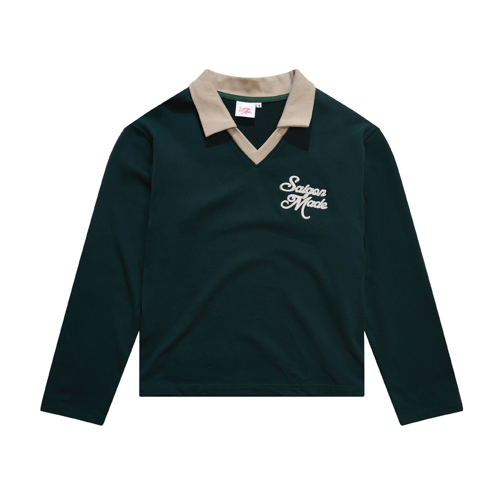 Polo Sweater (Moss Green)