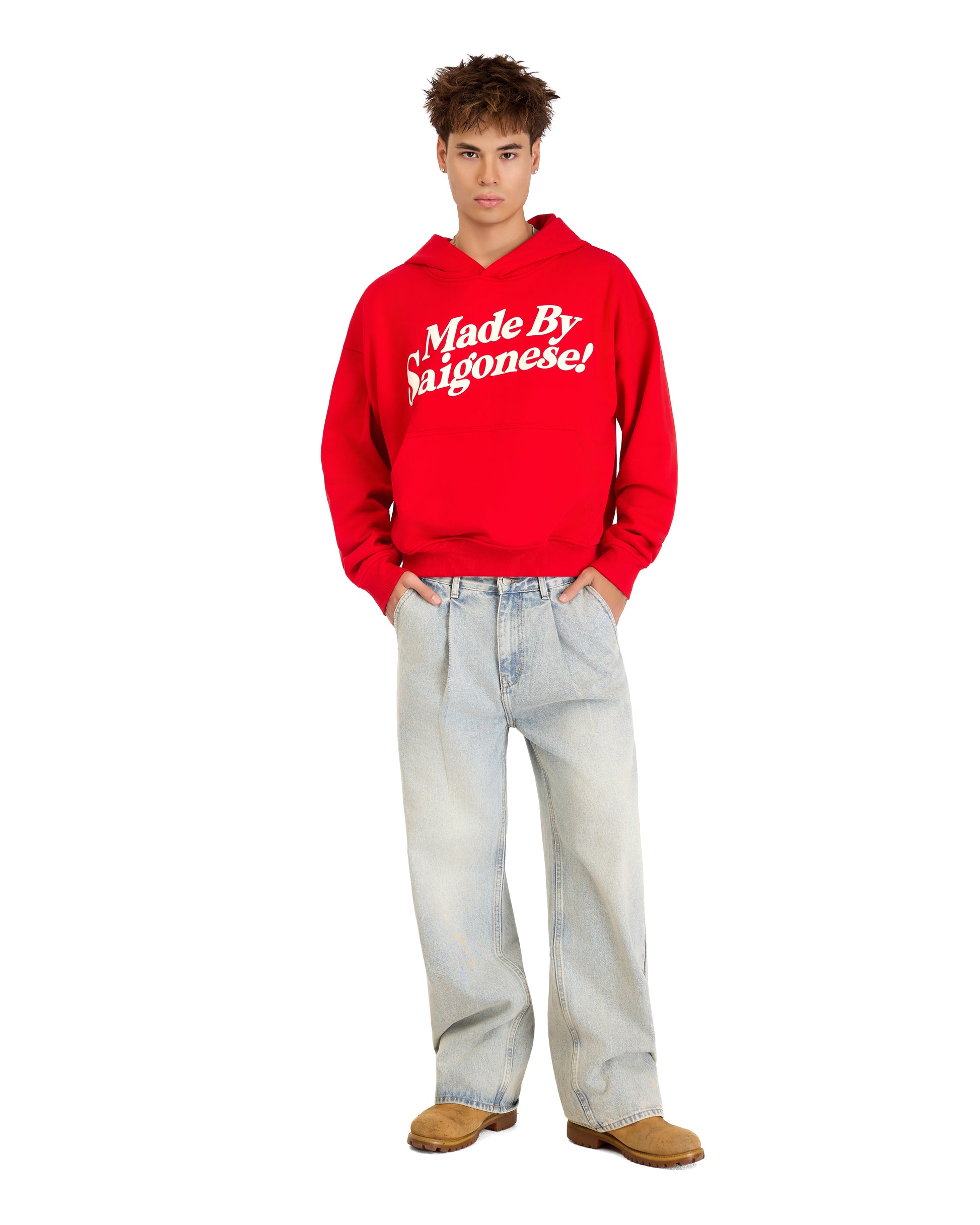 "Made by Saigonese" Hoodie (Red)