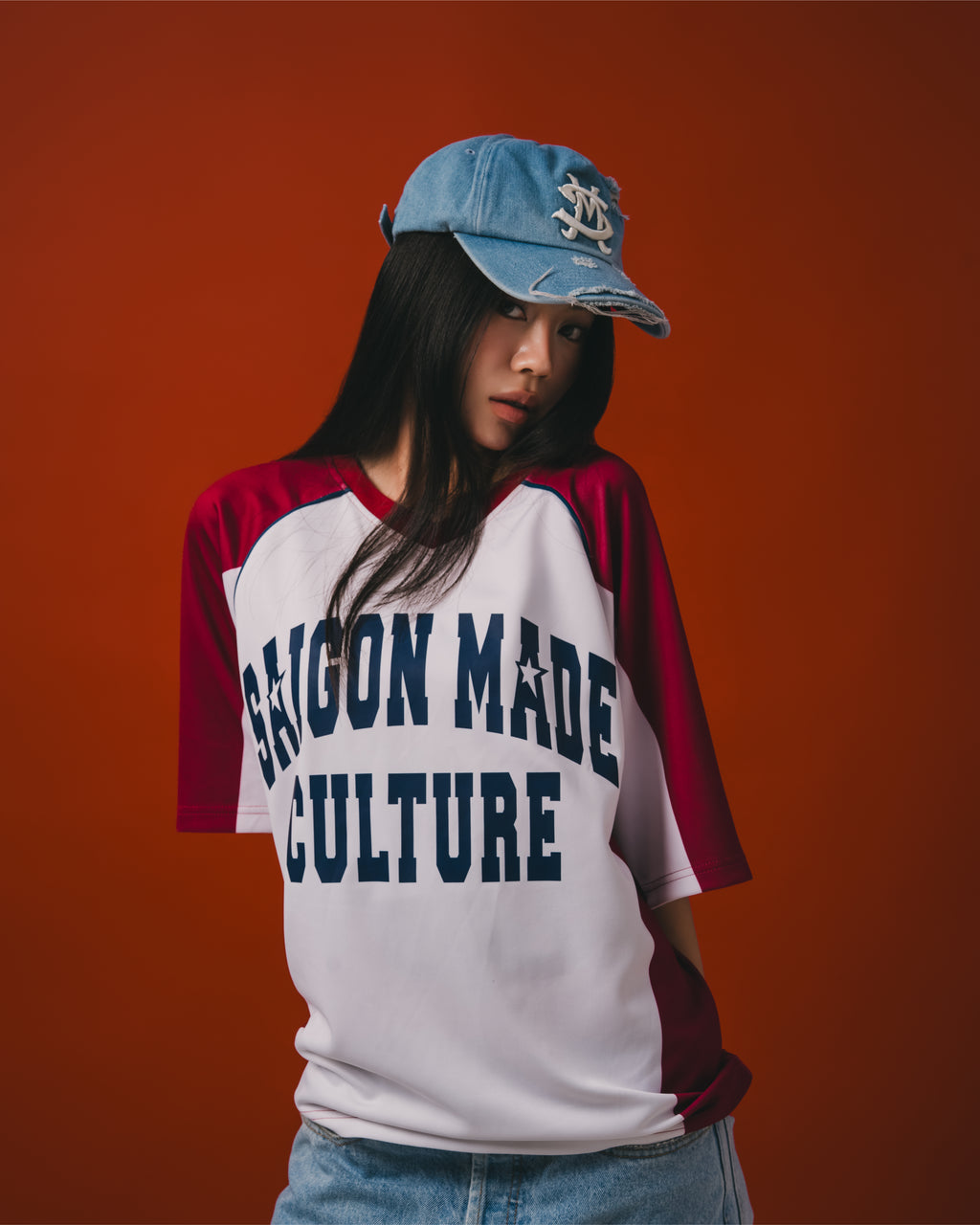 FW26 Washed Denim Cap (Stone Blue)