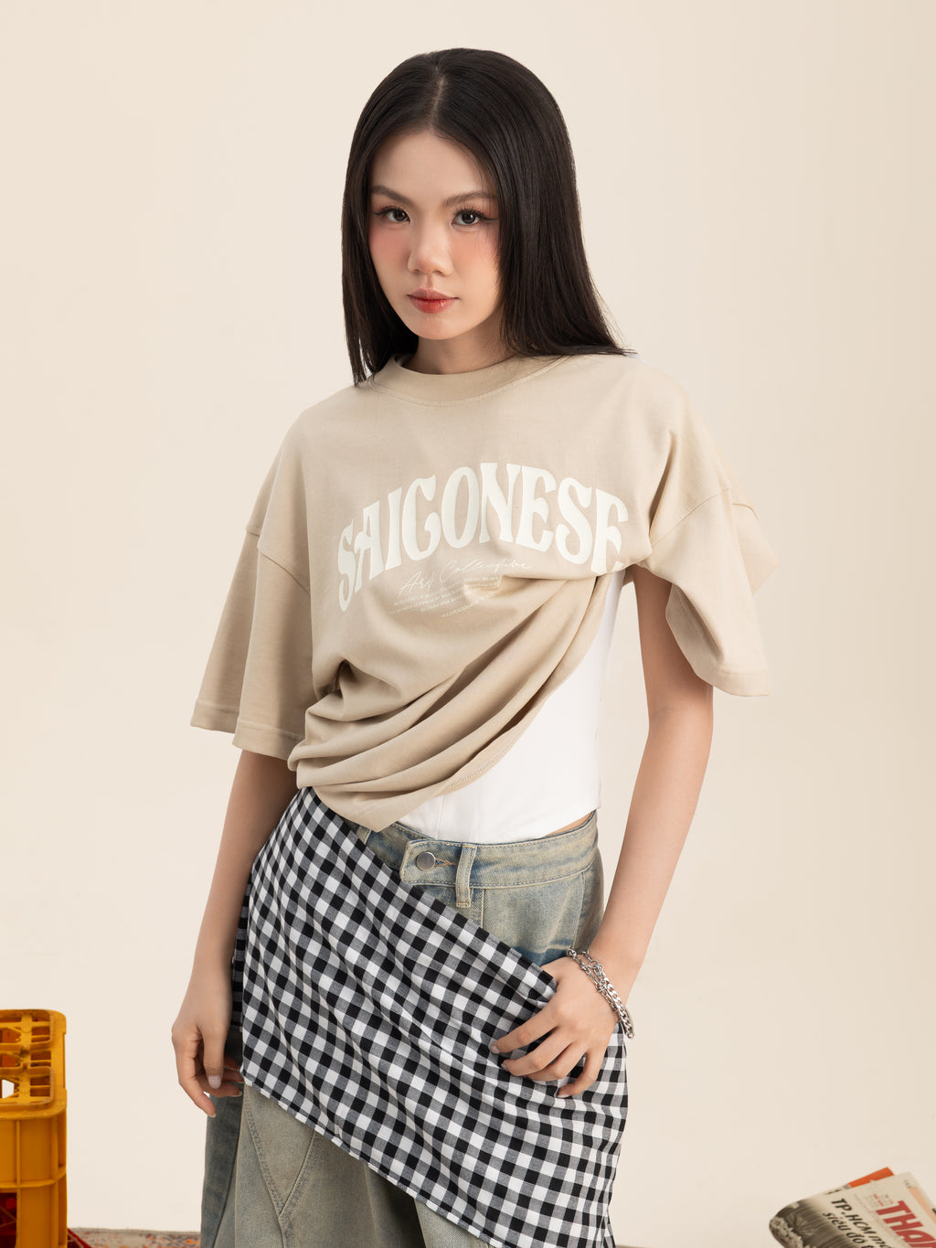 Saigonese Tee (Beige)