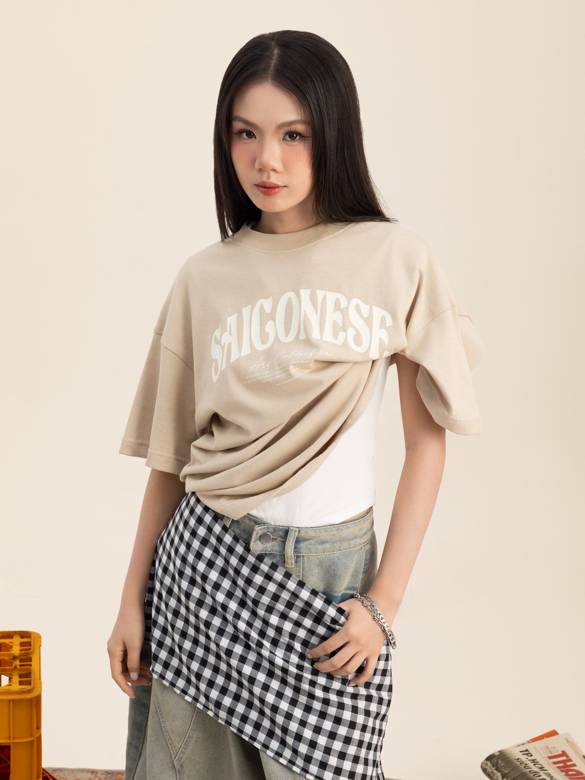 Saigonese Tee (Beige)